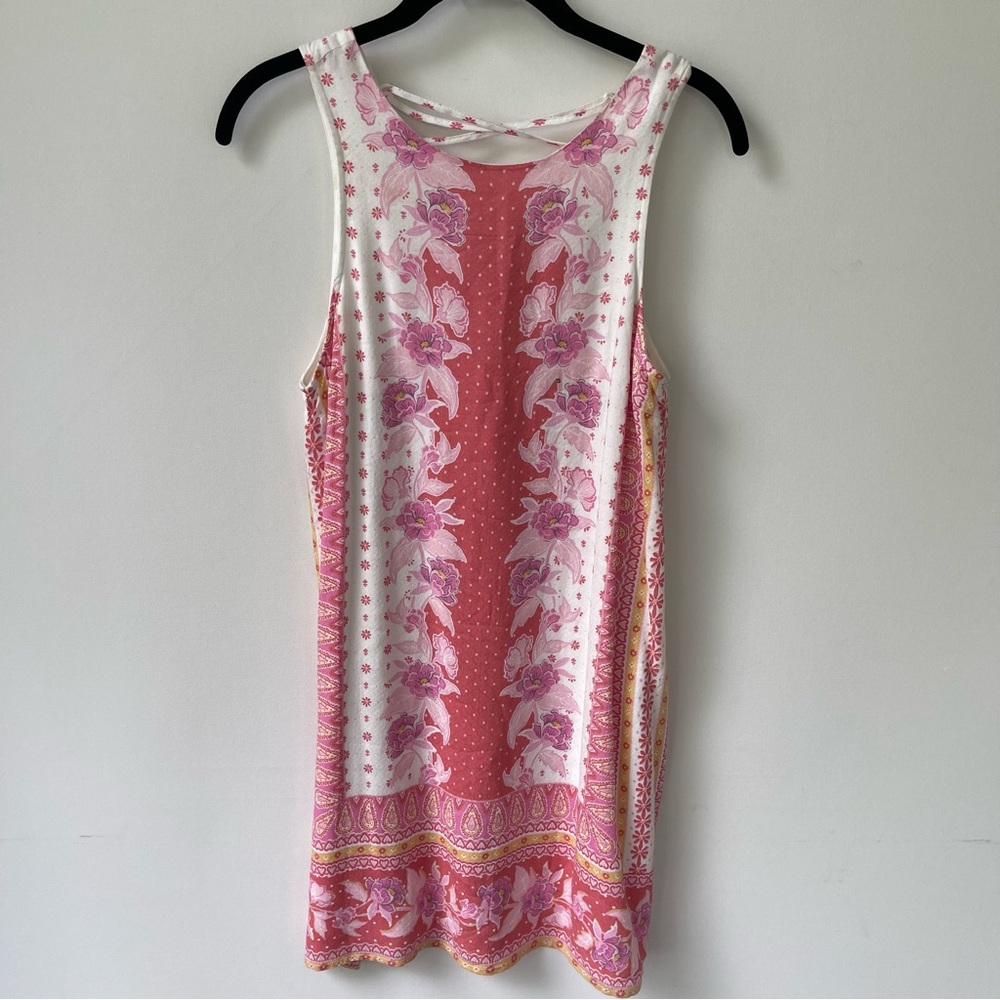 NWT Aeropostale Pink Lace Back Shift Dress size small